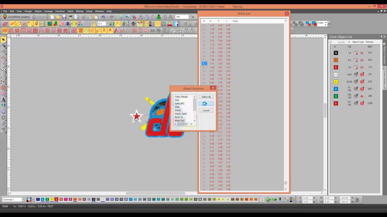 how to rotate designs in wilcom hatch software